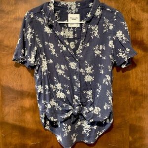 Abercrombie Wrap Front Shirt